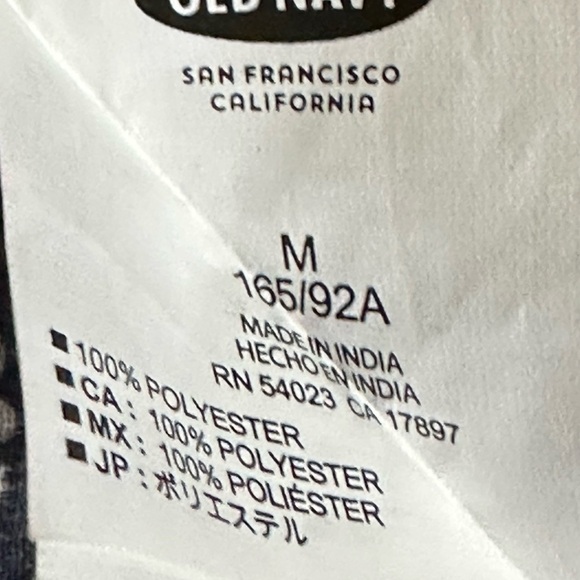 Old Navy sz med tunic style top in gray and off white sheer semi dressy - Picture 10 of 12